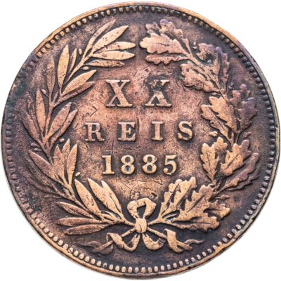 купить Португалия 20 реалов (рейс, reis) 1885