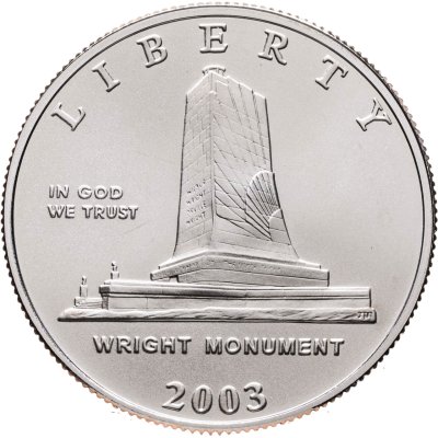 купить США 50 центов (1/2 доллара) 2003 "100 лет со дня первого полета"