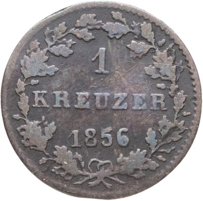 купить Германия, Гессен-Дармштадт 1 крейцер 1856