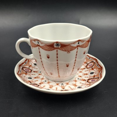 купить Пара кофейная "Паутинка", автор рисунка Н.Л. Петрова, фарфор, деколь, Ленинградский фарфоровый завод (ЛФЗ), Россия, 1989-2001 гг.