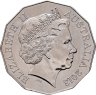 Купить Австралия 50 центов (cents) 2013 "50 лет австралийскому сёрфингу"