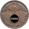 Купить Германия, Третий рейх 1 рейхспфенниг (reichspfennig) 1938 "А"