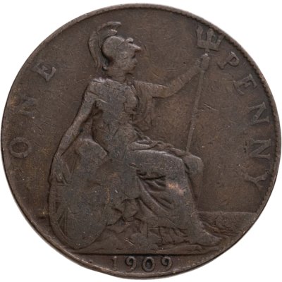 купить Великобритания 1 пенни (penny) 1903-1910, случайный год
