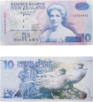 купить Новая Зеландия 10 долларов 1994 года (Pick 182b)