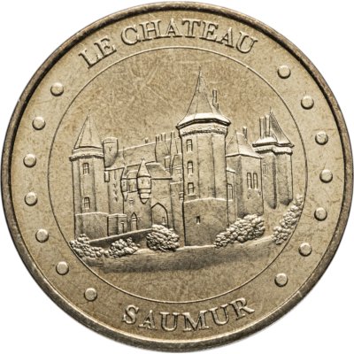 купить Франция туристический жетон "Замок Сомюр" 2009