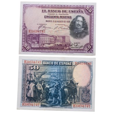 купить Испания 50 песет 1928 (Pick 75)