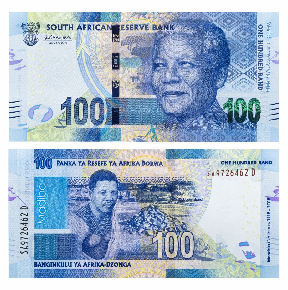 купить ЮАР 100 рандов 2018 (Pick **)