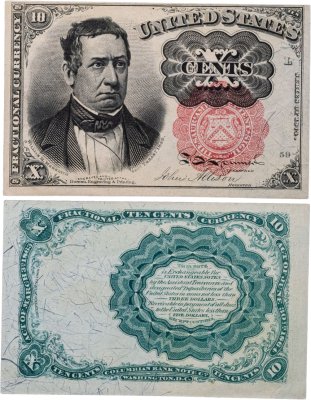 купить США 10 центов 1874