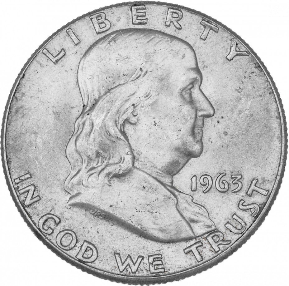 купить США пол доллара 1963 Франклин