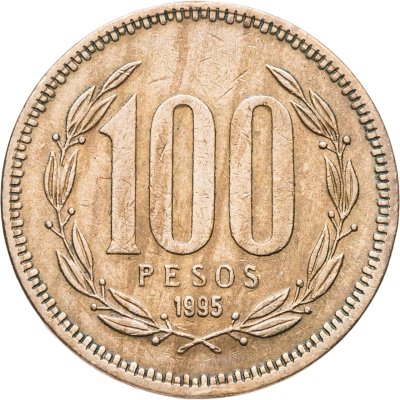 купить Чили 100 песо (pesos) 1995
