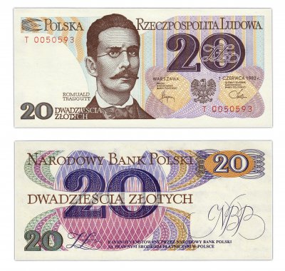 купить Польша 20 злотых 1982