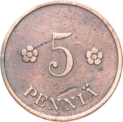 купить Финляндия 5 пенни (pennia) 1928