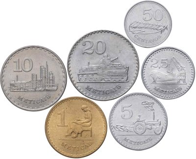 купить Мозамбик. Набор №3 (6 монет) 1980-1982