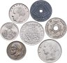 Купить Бельгия набор из 7 монет 5, 20, 25 сантимов и 1 франк 1920-1991