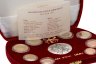 Купить Ватикан 2004 набор из 8-ти монет евро Proof и серебряной медали "26-я годовщина понтификата Иоанна Павла II" в футляре с сертификатом