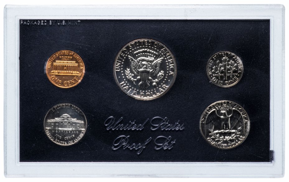 купить США Годовой набор 1971 "S" (5 монет в футляре)