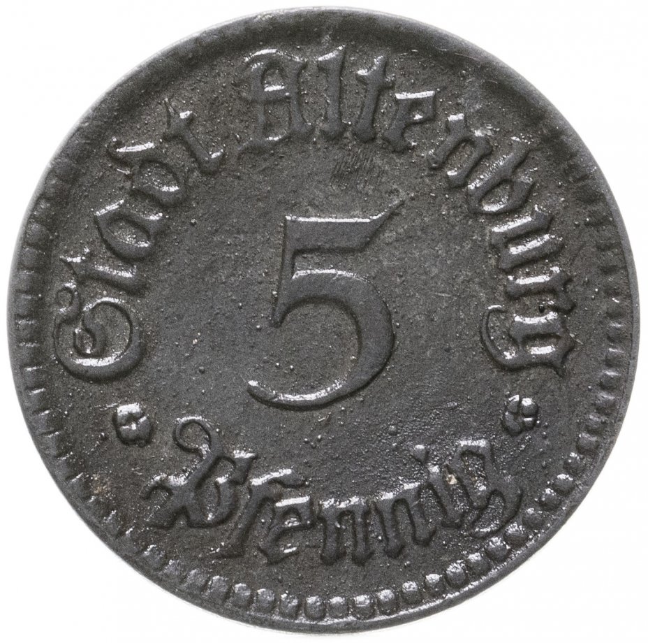 купить Германия (Альтенбург) нотгельд 5 пфеннигов 1920
