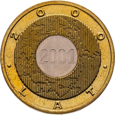 купить Польша 2 злотых (zlote) 2000 "Наступление нового тысячелетия"
