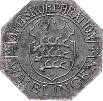 купить Германия, Вайблинген 50 пфеннигов 1918