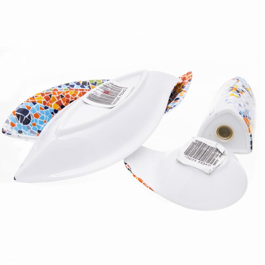 Сувенирный набор из 4 предметов "Барселона" (солонка, 2 тарелки и ...