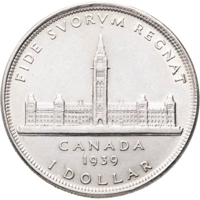купить Канада 1 доллар (dollar) 1939 "Королевский визит в Оттаву"