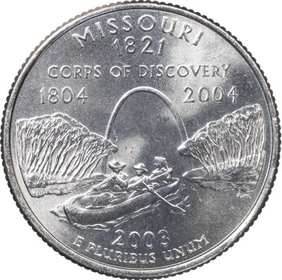 купить США 25 центов [Квотер] 2003 D [KM#346] "Миссури"