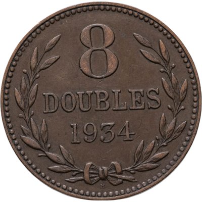 купить Гернси 8 дублей (doubles) 1934