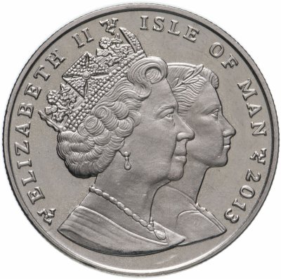 Купить Остров Мэн 1 крона (crown) 2013 "60 лет коронации Королевы Елизаветы II"