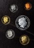 Купить Новая Зеландия набор из 6 монет  2008 "Набор циркуляционных монет пруф лягушка Гамильтона" в оригинальном футляре с сертификатом