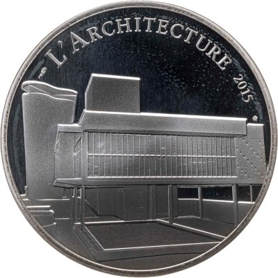 купить Франция 10 евро 2015 "Ле Корбюзье - Марсельская жилая единица (многоквартирный дом)"