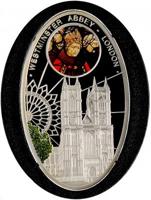 купить Остров Ниуэ 1 доллар 2010 Proof "Вестминстерское аббатство - Лондон - Готические кафедральные соборы "