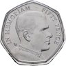 Купить Остров Мэн 50 пенсов 2021 В память о Принце Филиппе /Бюст 1950 года/  в буклете