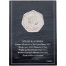 Купить Остров Мэн 50 пенсов 2021 В память о Принце Филиппе /Бюст 1950 года/  в буклете