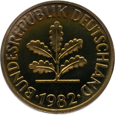 купить Германия 10 пфеннигов (pfennig) 1982 F