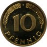 Купить Германия 10 пфеннигов (pfennig) 1982 F