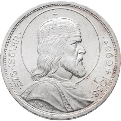купить Венгрия 5 пенгё (пенго, pengo) 1938 "900 лет со дня смерти Иштвана I Святого"