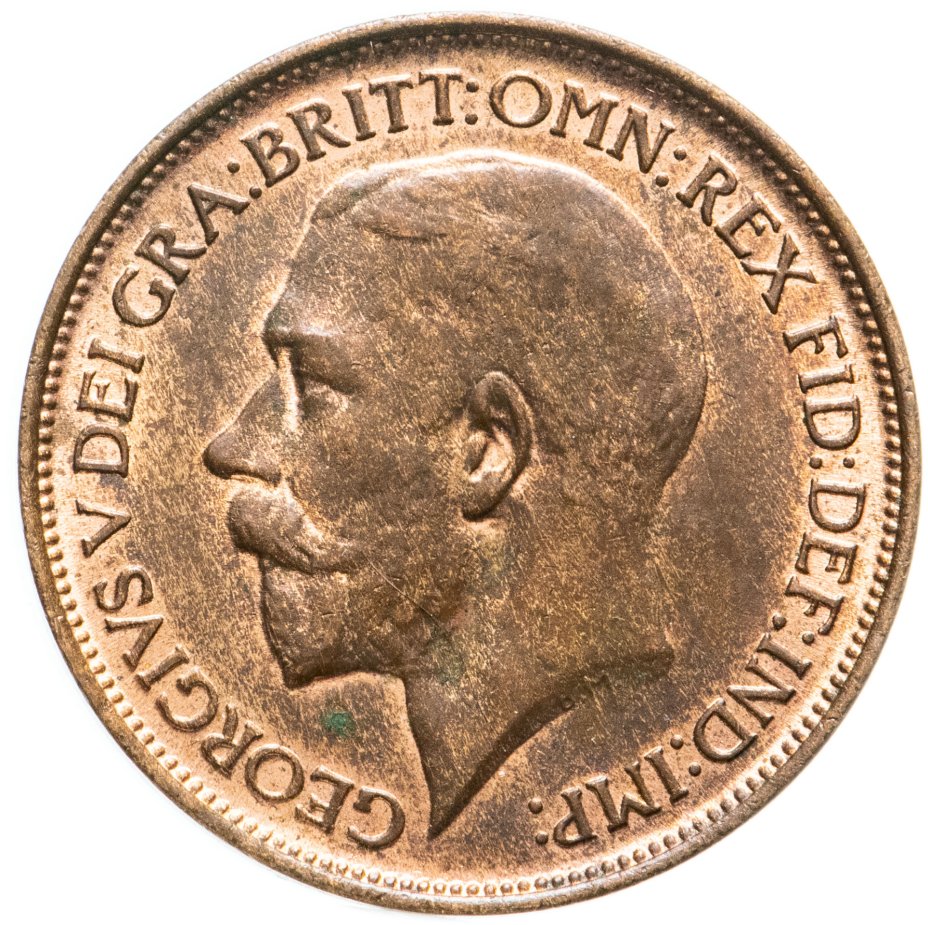 купить Великобритания 1/2 пенни (penny) 1911