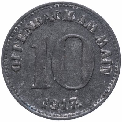 купить Германия (Ге́ссен) нотгельд 10 пфеннигов 1917