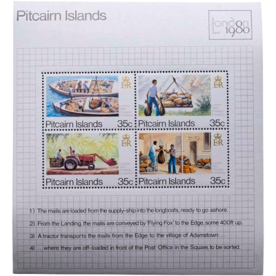 купить Великобритания Острова Питкэрн набор марок 1980 квартблок