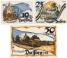 Купить Германия (Мекленбург-Шверрин: Дассов) набор из 3-х нотгельдов 1921 (260.1/B1)