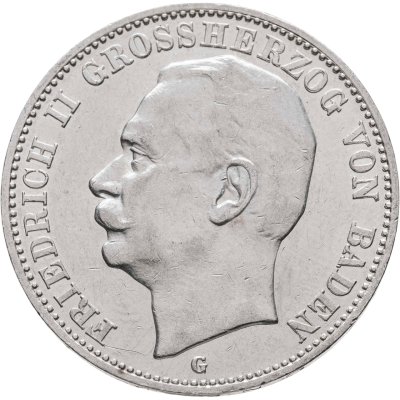 купить Германская империя, Баден 3 марки 1912 G