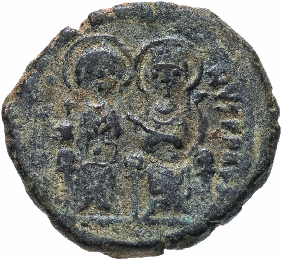 купить Византийская империя, Юстин II, 565-578 годы, фоллис.