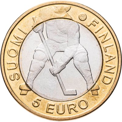 купить Финляндия 5 евро 2012 "Чемпионат мира по хоккею с шайбой 2012"