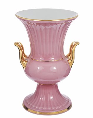 Купить Ваза антикизированной формы с золотым ободком, фарфор, золочение, мануфактура "Seltmann", Германия, 1954-1990 гг.