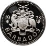Купить Барбадос 5 долларов (dollars) 1973  Фонтан