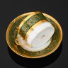 Купить Кофейная пара в стиле ампир, B.R. Limoges France, фарфор, крытье, золочение, Франция, 1950-1970 гг.