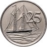 Купить Каймановы острова 25 центов (cents) 2013