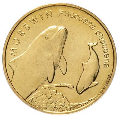 купить Польша 2 злотых 2004 "Морская свинья (Morświn)"