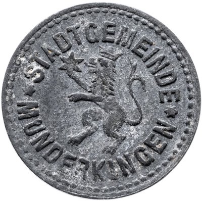 купить Германия "Мундеркинген" 10 пфеннигов 1918 нотгельд