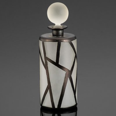 купить Флакон для духов, стекло, матовое, металлическая оплетка, Западная Европа, 1900-1930 гг.